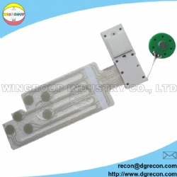 Membrane sound module for children books