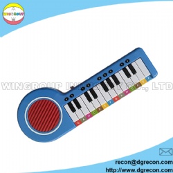 Toy piano module for children books